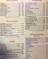 Mount Royal menu