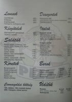 Klotild Pizzéria menu