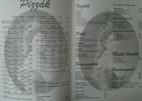 Klotild Pizzéria menu