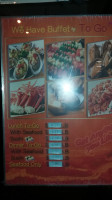 China Wall buffet menu