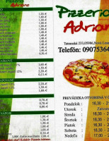 Pizzeria Adriano food