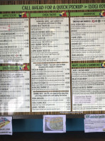 Casa Taco menu