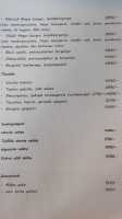 Stübli Vendéglő menu