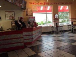 Freddy's Frozen Custard Steakburgers inside