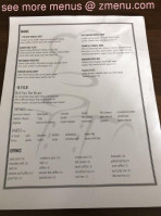 Double Horse Bistro menu