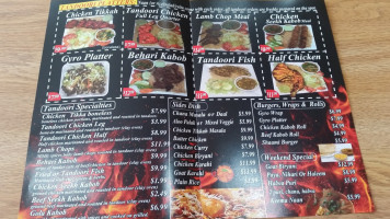 Tandori Kabab N Grill menu