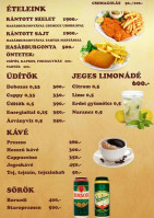 Terasz menu