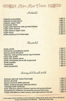 Répa Rozi Csárda menu