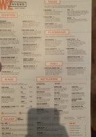 Wz Tavern East Cobb menu