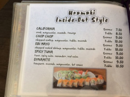 Sushi Yuzen menu