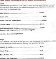 Leo's Tapas & Grill Greek Cuisine menu