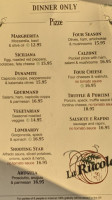 La Rucola menu