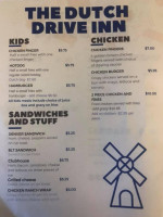 Dutch Drive Inn menu