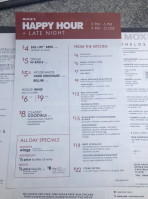 Moxies Barlow Mcknight Restaurant menu