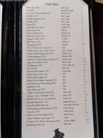 Limericks Tavern Alhambra menu