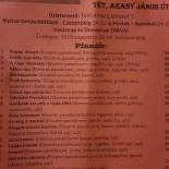 Dörgicsei Pizzéria Cardápio