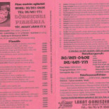 Dörgicsei Pizzéria Cardápio