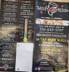 Twisted Tomato Pizzeria Beer Wall menu