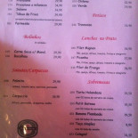 Studio Bar Cardápio