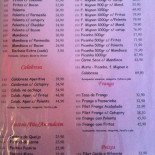 Studio Bar Cardápio