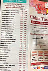 China Taste menu