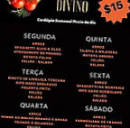 Divino Restobar menu