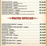 Feijão de Corda menu