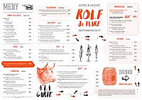 Bistro Rolf De Mare menu