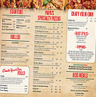 Papa Pirelli's Pizza Grinders menu