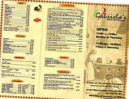 Gabriella's Mex Grill menu