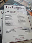 Les Camelias menu