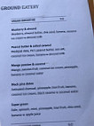 Common Ground Eatery menu