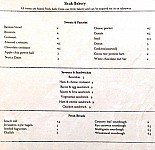 Shuk menu