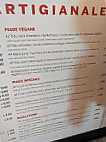 Piadino menu