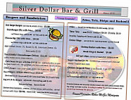 Silver Dollar menu