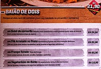 Birimbau Brasil menu
