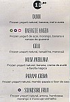 Behagenfrut menu