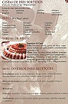 Villa Grano menu