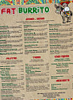 Fat Burrito Grill menu