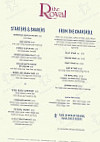 The Royal, Charlton Kings menu