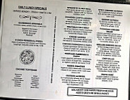 Capparelli's Italian Food Pizza menu