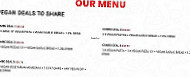Scarface Pizzeria menu