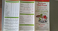 Bantam Chef menu