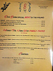 Hangin 8 Bbq menu