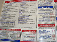 Williams French Fries menu