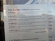 La Flibuste menu