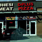 D-plus Pizza outside
