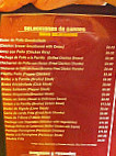 Sabor Dominicano menu