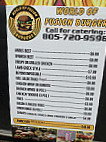 World Of Fusion Burgers menu