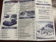 Pho Viet Ohio menu